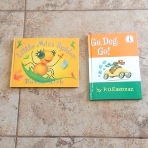 Little miss spider and Go, dog go! Kids books